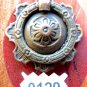FRENCH  DRAWER PULL VINTAGE CABINET BAIL RING PULL ORNATE FLOWER