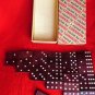 VINTAGE DOMINOS GAME DOUBLE SIX SET NEW YORK EMPIRE STATE BUILDING SOUVENIR