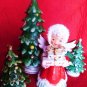 NAPCO JAPAN ANGEL CHRISTMAS SIGNED GEO Z LEFTON CHRISTMAS TREE SALT PEPPER 4PC