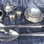 VINTAGE COBALT BLUE SERVERS GERMAN TEA STRAINER