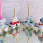 VINTAGE CAKE DECORATE CIRCUS TRAIN VINTAGE JAPAN ELEPHANT DUCK DOG RABBIT
