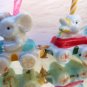 VINTAGE CAKE DECORATE CIRCUS TRAIN VINTAGE JAPAN ELEPHANT DUCK DOG RABBIT