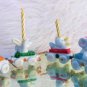 VINTAGE CAKE DECORATE CIRCUS TRAIN VINTAGE JAPAN ELEPHANT DUCK DOG RABBIT
