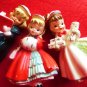 VINTAGE CHRISTMAS JAPAN FIGURINES CHRISTMAS CAROLERS 3XXX NAPCO INTEREST