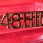 MILITARY 48TH HIGHLANDERS 10KT GOLD RING SHOULDER TITLE