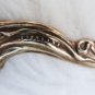 SILVER TEA STRAINER REPOUSSE NOUVEAU STERLING TEA STRAINER LILY