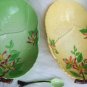 VINTAGE CARLTON WARE APPLE BLOSSOM BOWL SPOON 3 PIECE LOT