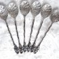 SILVER SPOONS FLOWER SCRIBED HAND CHASED DAISY FLOWER CUTLERY