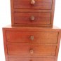 VINTAGE JEWELRY BOX MAHOGANY WOOD JEWELRY CHEST