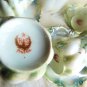 RS PRUSSIA CHOCOLATE SET RED STAR COCOA PRUSSIA DEMI TASSE TEA CUP SAUCER