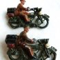 BRITAINS LEAD MOTORCYCLE BRITAINS SOLDIER DISPATCH RIDER 1914 BRITISH