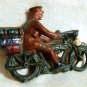 BRITAINS LEAD MOTORCYCLE BRITAINS SOLDIER DISPATCH RIDER 1914 BRITISH
