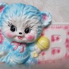 RELPO TEDDY BEAR BABY PLANTER BABY NURSERY HEAD VASE