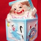 VINTAGE CLOWN PLANTER HEAD VASE BRODY JACK IN THE BOX BABY NURSERY