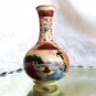 SATSUMA VASE MINIATURE VASE SIGNED JAPANESE VASE GEISHA GIRL