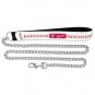 Washington Nationals Baseball Leather Chain Leash Medium