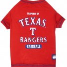 Texas Rangers Baseball Dog Shirt Large