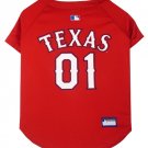 Texas Rangers Baseball Dog Jersey XSmall