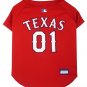 Texas Rangers Baseball Dog Jersey XSmall