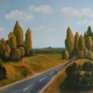 Canvas Oil Painting landscape road highway