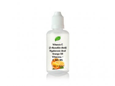 25ml Finest Vitamin C Hyaluronic Acid Serum - L-Ascorbic Acid, Anti-Aging Buy 2 GET 4 - 25ml