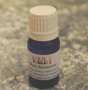 10ml Wart remover treatment oil - 100% pure organic essential oil blend - 10ml