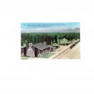 #4520 Dining Lodge and Depot Union Pacific System Western Entrance Yellowstone National Park