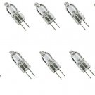 10 Pack AC DC 6 Volt 10 Watt Halogen Light Bulb Warm White G4 JC Spot Light Replacement