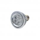 100V - 250V PAR20 5W Warm White LED Light Bulb E26 E27 Halogen Flood Lamp Silver Aluminum Casing