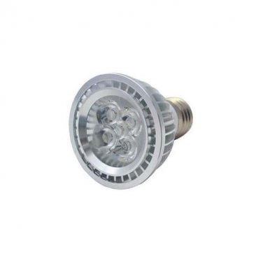 100V - 250V PAR20 5W Warm White LED Light Bulb E26 E27 Halogen Flood Lamp Silver Aluminum Casing