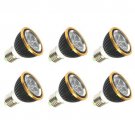 6 Pack 100V - 250V PAR20 5W Cool White LED Light Bulb E26 E27 Halogen Flood Lamp 120V Spot Lighting