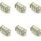 6 Pack AC DC 12V-24V 1.8W 15x 3528 Cluster LED Light Bulb Warm White G4 2Pin Fitting Lamp JC Halogen