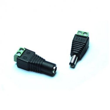 10 Pack DC 12V 24V 2.1mm Wiring Connectors DC 12 Volt Power - Male+Female Set