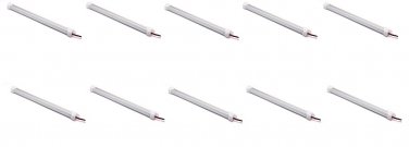 10 Pack DC 12V 9W Cool White 18x 5630 Cluster LED Light Tube Accent Light Strip Wiring On Off Switch