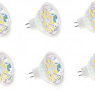6 Pack AC DC 12V-24V 3.75W Warm White 15 SMD Cluster LED Light Bulb MR16 GU5.3 BI Pin Lamp