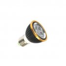 100V-250V PAR20 5W Warm White LED Bulb E26 E27 Halogen Flood Lamp Replacement Black Aluminum Casing