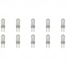 10 Pack AC 240V 50W Warm White Halogen Light Bulb T3 T4 G5.3 JCD Spot Light Replacement Clear Lense