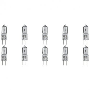 10 Pack AC 240 Volt 75W Warm White Halogen Light Bulb GY6.35 JCD Spot Light Replacement