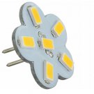 1 Pack AC DC 12V-24V 3W Cool White 6x 5630 Cluster LED Bulb GU4 G4 Lamp 12V JC Back Pin 8V-30V LED