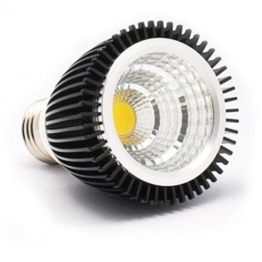 AC Cool White 85V 265V 7W 120V 240V Sealed Cob LED Black Spot Light Bulb PAR16 50mm Lamp 6000K 3000K