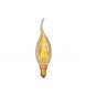 120V Warm White 25W Smoked Glass Retro Edison Filament C35L Light Bulb E14 Screw Base Fitting Lamp