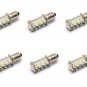 6 Pack AC DC 12V-24V 1.8W 15x 3528 Cluster LED Bulb Cool White E10 Mini Screw Lamp #1447 Replacement