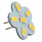 1 Pack AC DC 12V-24V 3W Warm White 6x 5630 Cluster LED Bulb GU4 G4 Lamp 12V JC Back Pin 8V-30V LED