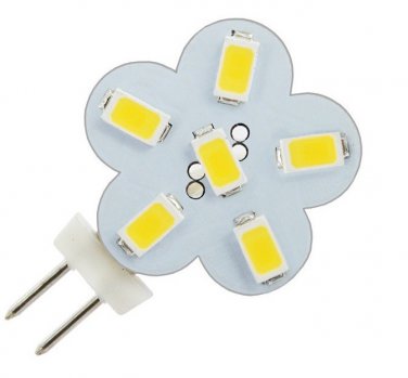 1 Pack AC DC 12V 24V 3W Warm White 6x 5630 Cluster LED Bulb GU4 G4 Lamp 12V JC Side Pin 8V-30V LED