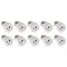 10 PACK Bulb Socket Edison Screw Medium Base e26 e27 to GU10 2Pin Twist Lock