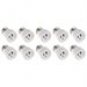 10 PACK Bulb Socket Edison Screw Medium Base e26 e27 to GU10 2Pin Twist Lock