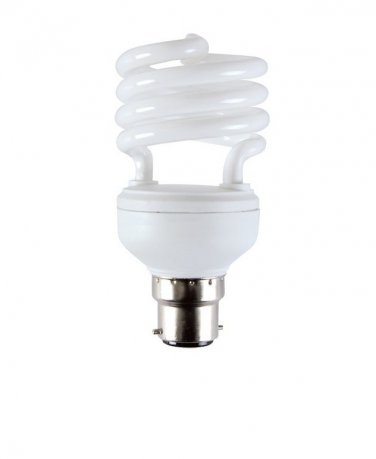 DC 12 Volt 10 Watt Compact Fluorescent Light Bulb Warm White B22 CFL Lamp
