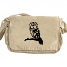 Owl Bird Tan Messenger Shoulder Bag
