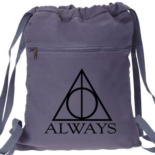 Always Harry Potter Blue Backpack - Deathly Hallows