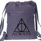 Always Harry Potter Blue Backpack - Deathly Hallows